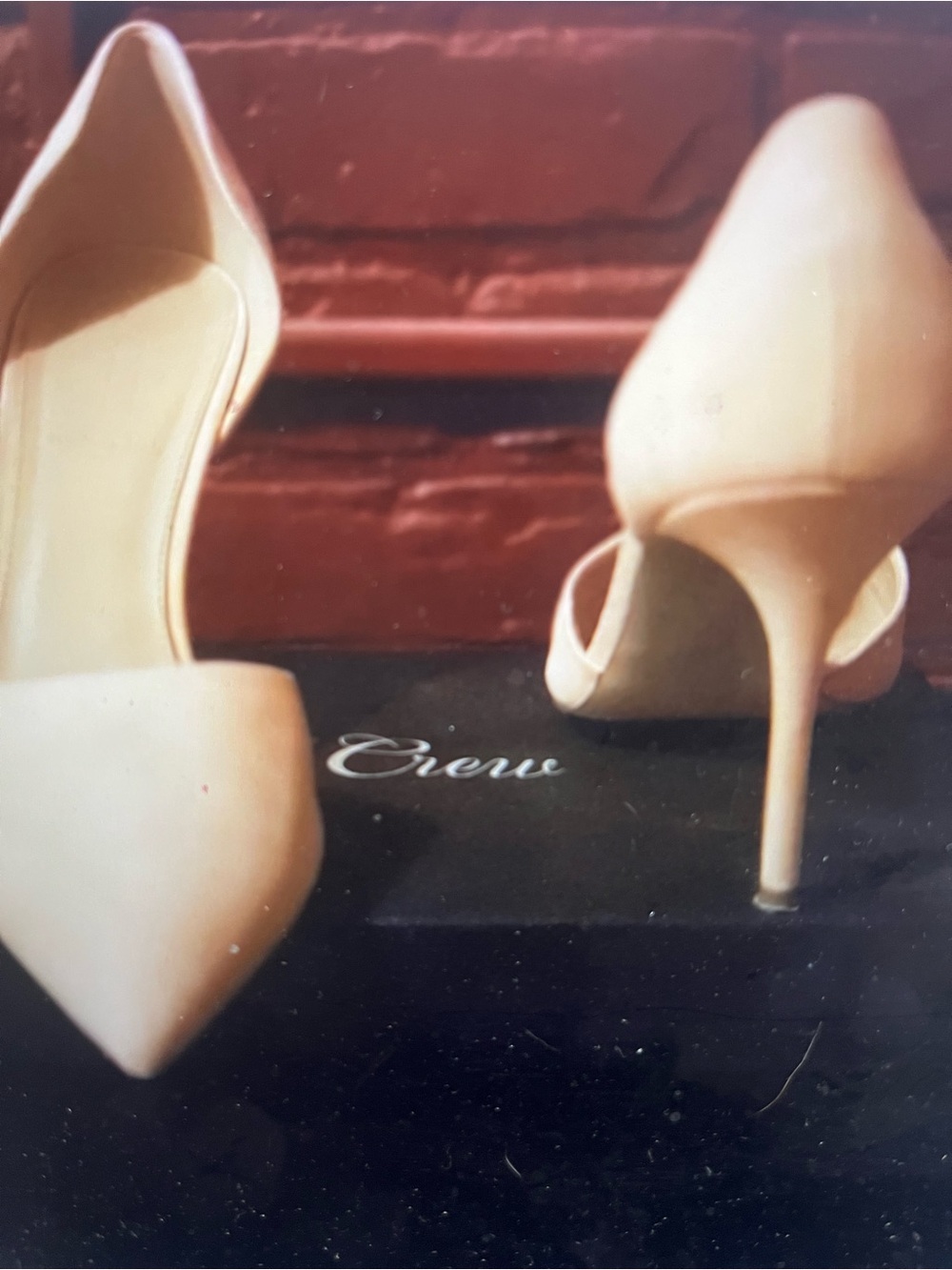J. Crew Blush Nude Pointed-Toe Stiletto Pumps